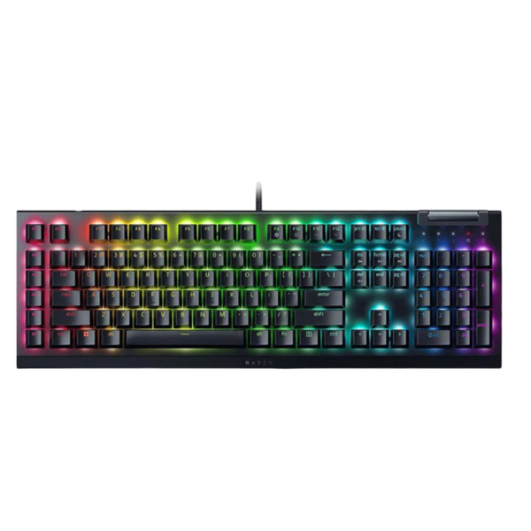 Razer BlackWidow Chroma V2: Esports Gaming Keyboard - 5 Dedicated Macro Keys Green Mechanical Switches (Tactile and Clicky)