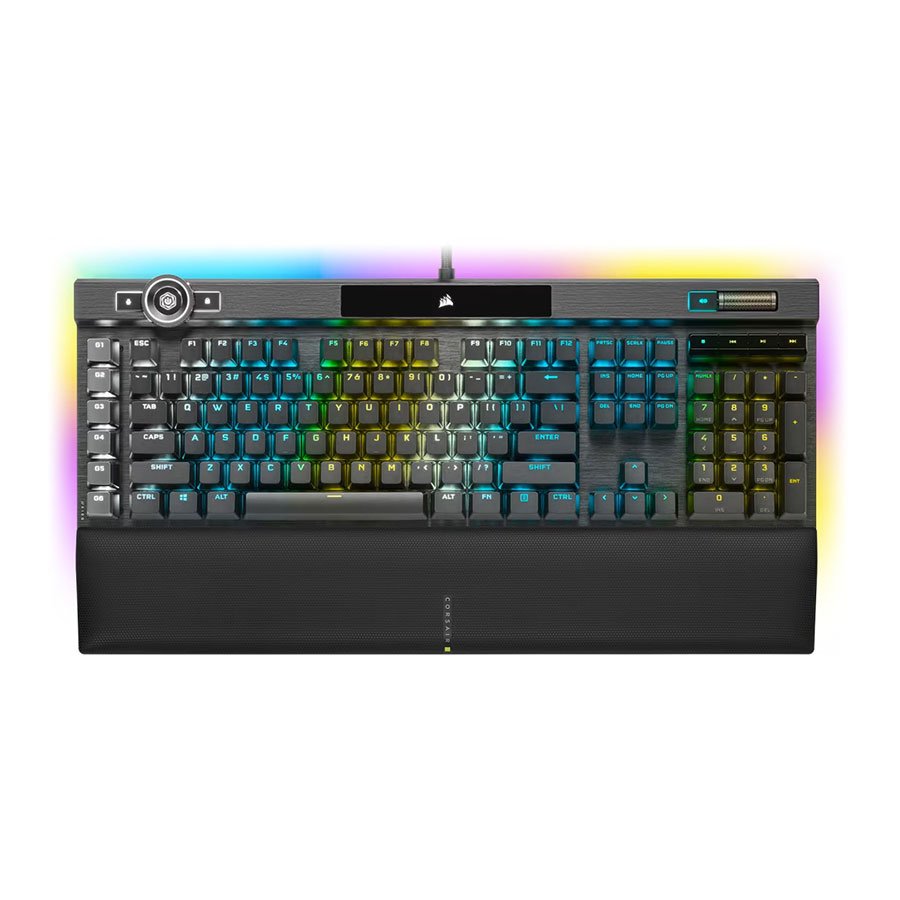 Corsair K100 RGB Optical-Mechanical Gaming Keyboard (OPX Switches) - Black - Grade A Refurbished