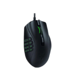 ⁦ماوس الألعاب السلكية ريزر Naga X المخصصة لألعاب الـMMO: مستشعر بصري بدقة 18,000 نقطة في البوصة (DPI) – مفاتيح بصرية من الجيل الثاني – إضاءة Chroma RGB – 16 زر قابل للبرمجة – وزن خفيف 85 جرام – باللون الأسود الكلاسيكي.⁩ - الصورة ⁦2⁩