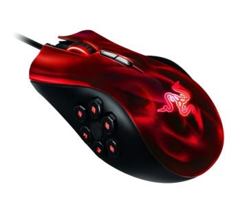 Razer Naga Hex MOBA PC Gaming Mouse – Red and Green