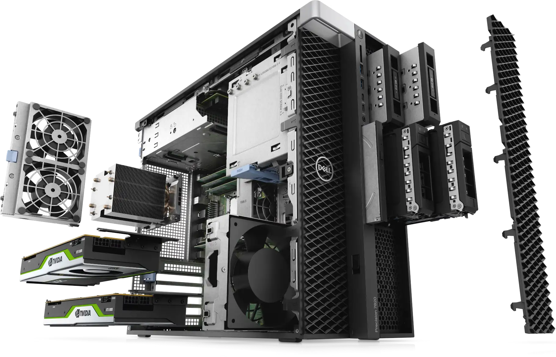 Dell Precision 7820 Tower WorkstationIntel Xeon Gold 6138 | 32GB DDR4 ECC | 1TB HDD| Tower Chassis - Image 4