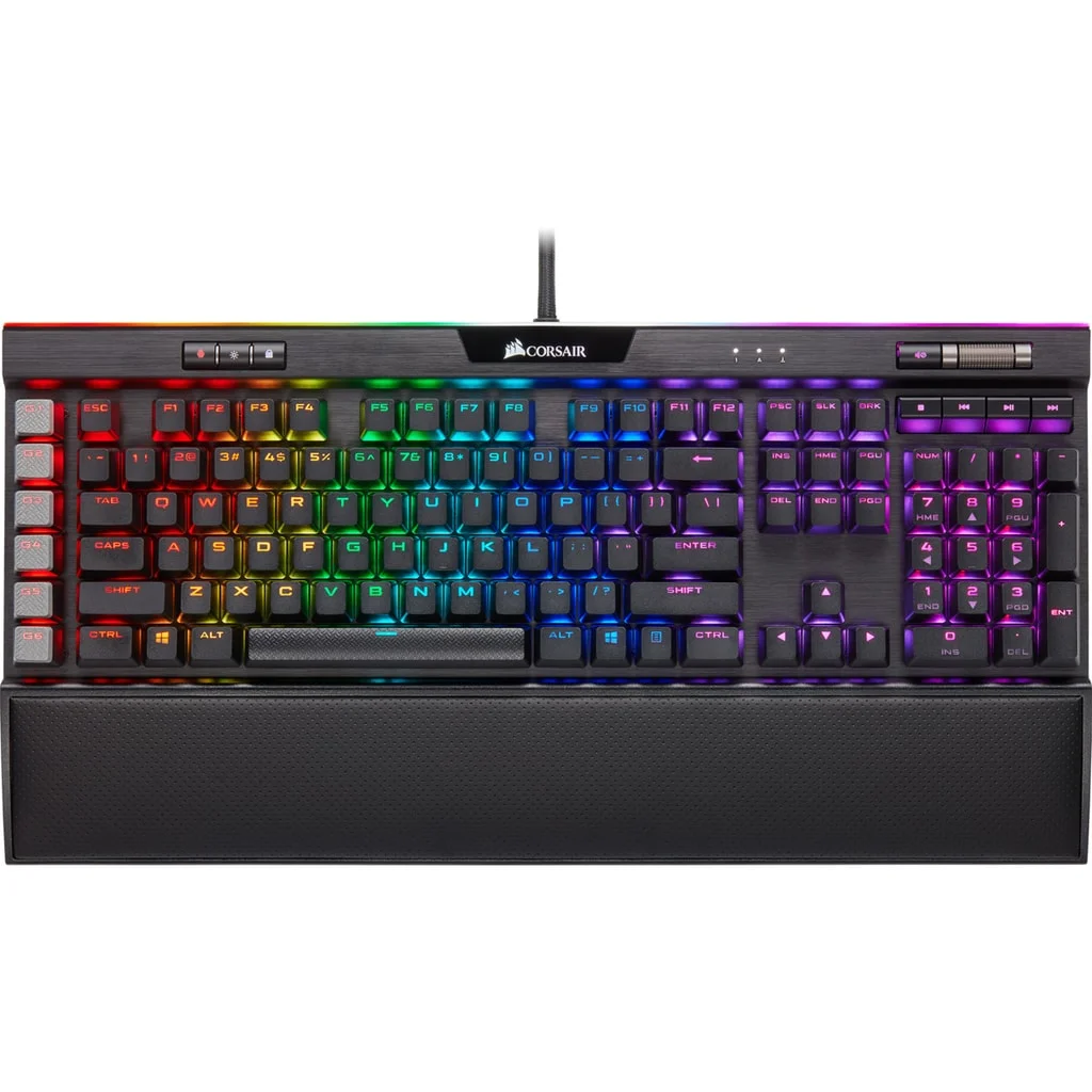 Corsair K95 RGB Platinum XT Mechanical Gaming Keyboard – Cherry MX Speed Silver – Grade A Refurbished