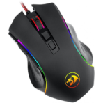 REDRAGON - M602A-RGB Wired Gaming Mouse, 3,200 DPI, RGB, 8 Backlit Modes, Ergonomic, 7 Programmable Buttons for Windows PC Gamers - Wired - Black (Copy) - Image 3